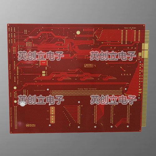 FR4紅油白字6層沉金PCB